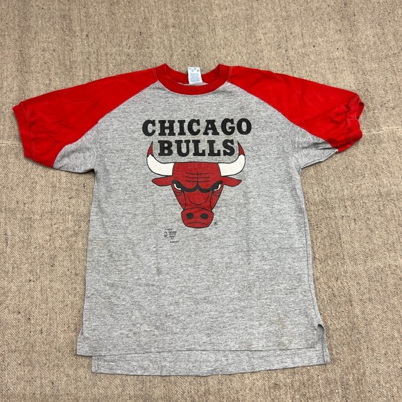 Vintage Other - Vintage Chicago Bulls Shirt Mens Medium Gray 1990s Salem Sportswear